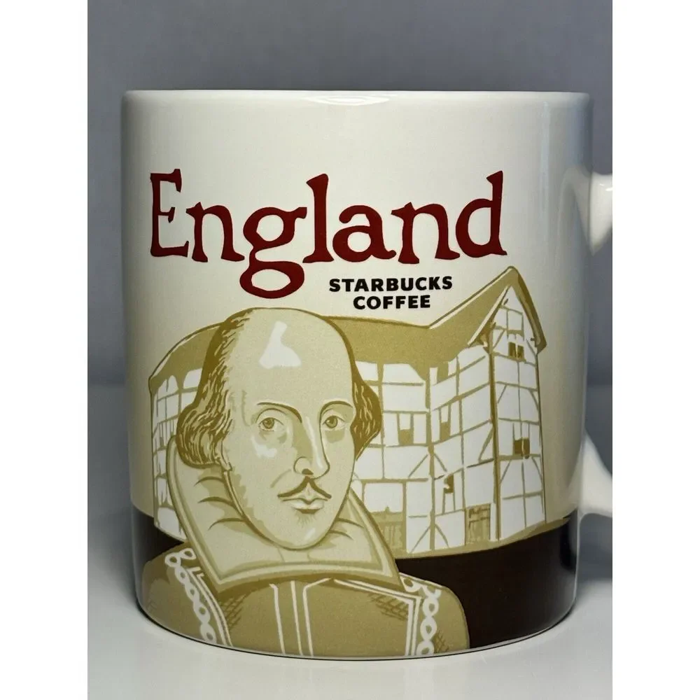 Starbucks Shakespeare England Mug 16 Oz Original UK 2013 - Picture 2 of 8